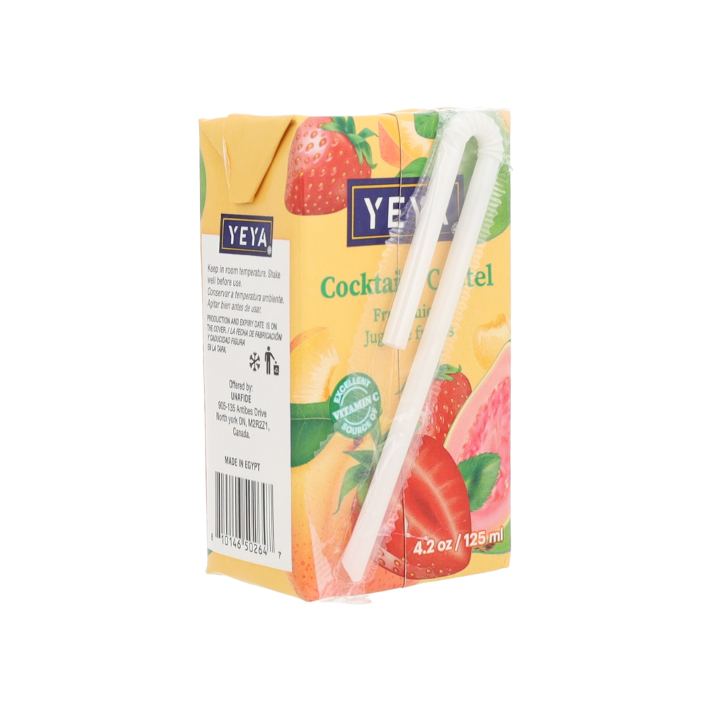 Jugo de frutas sabor coctel YEYA (125 ml / 4.2 oz)