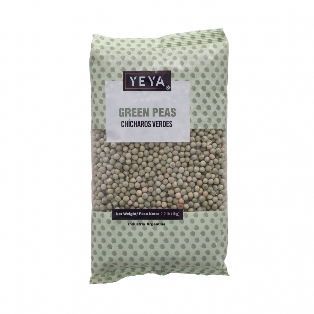 Chícharos verdes YEYA (1 kg / 2.2 lb)