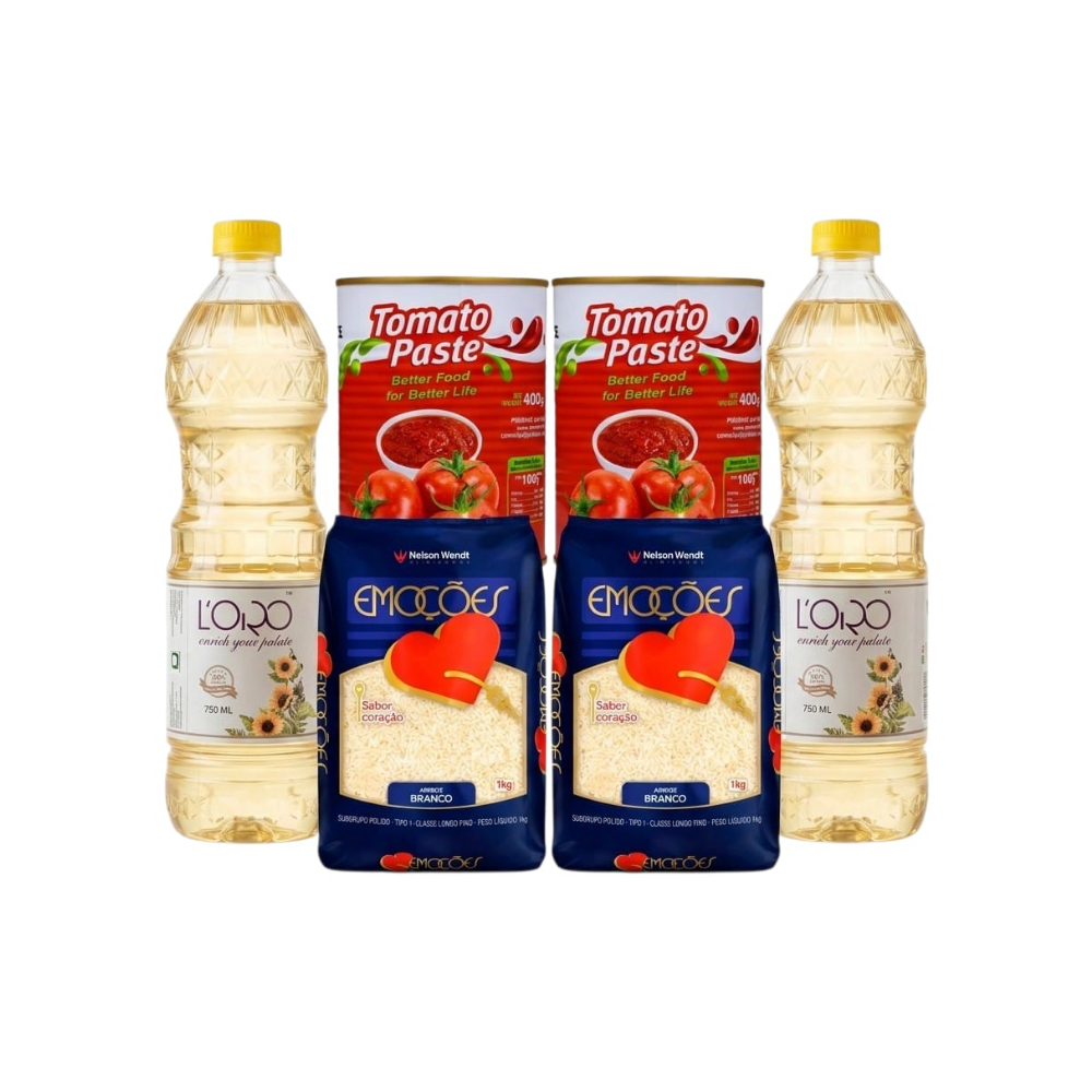 Combo de Arroz + Aceite + Pasta de tomate